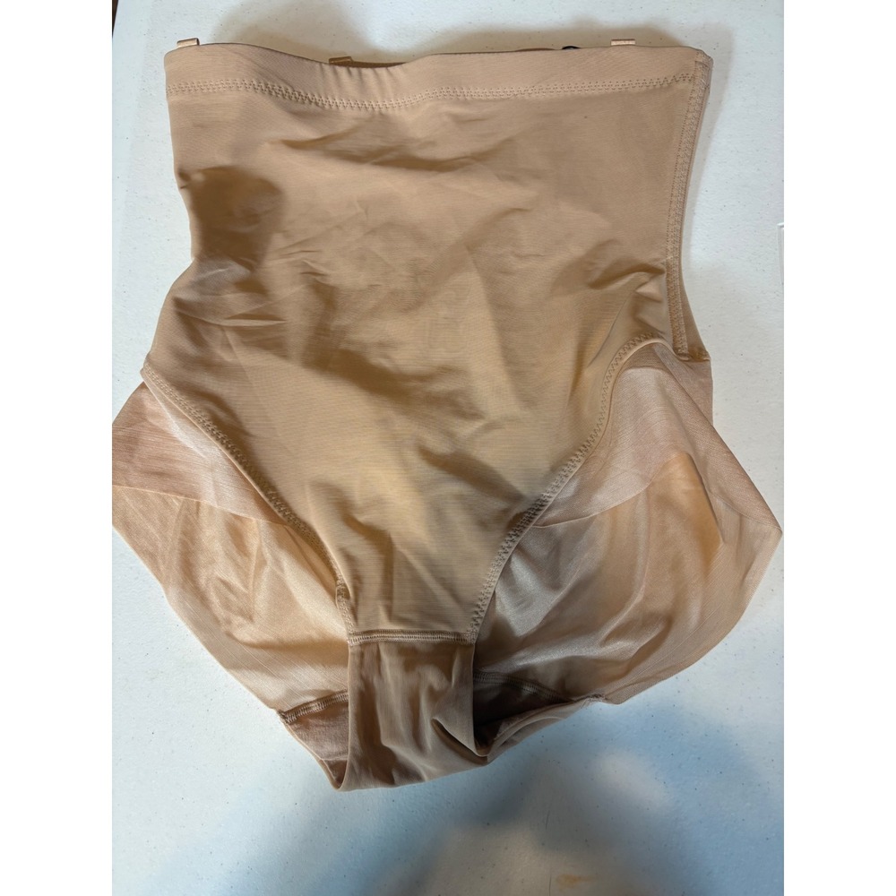 Honeylove SuperPower High Waisted Brief Shapewear Sand Nude Medium M NWT 487